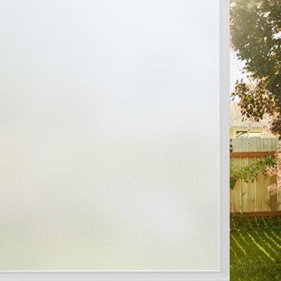 rabbitgoo Vinis para Janelas Privacidade, Vinis para Vidros Opacos, 44,5x200cm, Película de Vinil Estática Anti UV para Janelas, Vinil Autoadesivo Decorativo para Portas de Vidro Banheiro Cozinha rabbitgoo Vinis para Janelas Privacidade, Vinis para Vidros Opacos, 44,5x200cm, Película de Vinil Estática Anti UV para Janelas, Vinil Autoadesivo Decorativo para Portas de Vidro Banheiro Cozinha