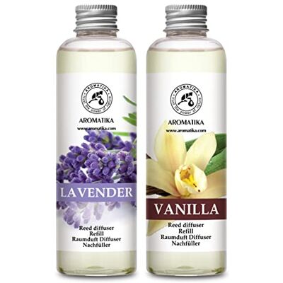 Trust Recarga de baunilha e lavandaria, 2 x 200 ml, difusor aromático, ambientador, difusor perfumado, fragrância para quarto, difusor perfumado de baunilha e lavanda Trust Recarga de baunilha e lavandaria, 2 x 200 ml, difusor aromático, ambientador, difusor perfumado, fragrância para quarto, difusor perfumado de baunilha e lavanda