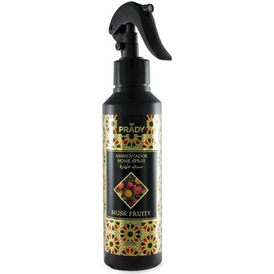 PRADY Ambientador Home Spray Árabe Musk Fruity Tahara 220 ml fragrância envolvente e exótico PRADY Ambientador Home Spray Árabe Musk Fruity Tahara 220 ml fragrância envolvente e exótico