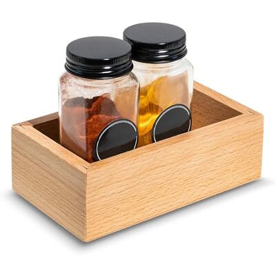 Creative Bandeja Decorativa de Almacenaje de Madera 15 x 9 x 5 cm Caja Cesta Cajita Organizadora Madera de Haya Organizador para Objetos de Pequeños Especias Frascos Cajones Cocina Baño Creative Bandeja Decorativa de Almacenaje de Madera 15 x 9 x 5 cm Caja Cesta Cajita Organizadora Madera de Haya Organizador para Objetos de Pequeños Especias Frascos Cajones Cocina Baño