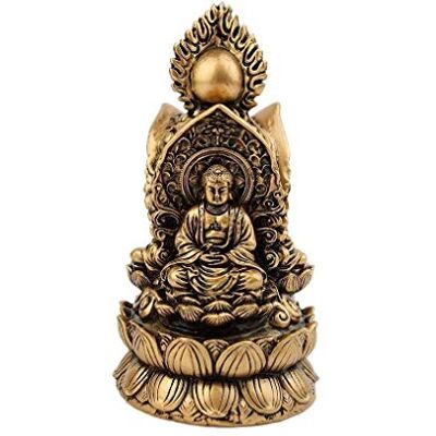 Figura Budista - 3 Encarnações de Buda - Decoração Asiática Figura Budista - 3 Encarnações de Buda - Decoração Asiática
