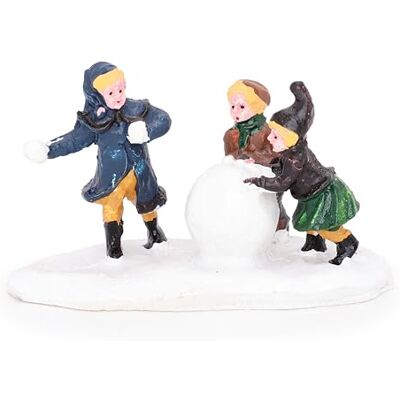 Toyland ® Enfeite de Natal colecionável de resina em miniatura acessório com cena de cidade figuras de Natal (construtor de bolas de neve de 3 x 1,8") Toyland ® Enfeite de Natal colecionável de resina em miniatura acessório com cena de cidade figuras de Natal (construtor de bolas de neve de 3 x 1,8")