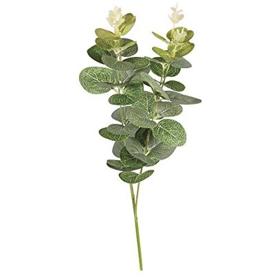 Rayher spray de folhas de eucalipto artificiais, haste de vegetação sintética para fazer coroas, artesanato e decoração de casa, 34 cm Rayher spray de folhas de eucalipto artificiais, haste de vegetação sintética para fazer coroas, artesanato e decoração de casa, 34 cm