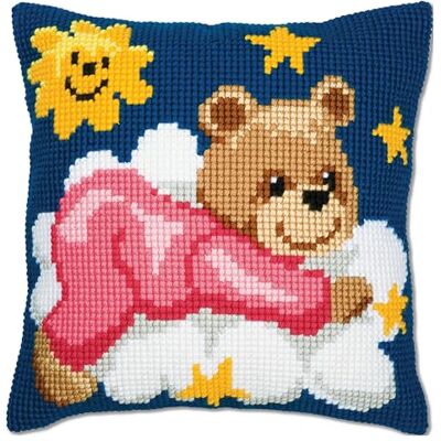 Kit de ponto cruz para almofada - Multicolor, 40x40cm - Kit de ponto cruz para almofada Kit de ponto cruz para almofada - Multicolor, 40x40cm - Kit de ponto cruz para almofada