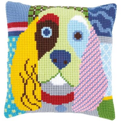 Vervaco Ponto cruz kit almofada decorativa cão quente artesanato adultos decoração bordar kit iniciantes completo DIY bordado criativo presente ca. 40 x 40 cm Cross Stitch Embroidery Vervaco Ponto cruz kit almofada decorativa cão quente artesanato adultos decoração bordar kit iniciantes completo DIY bordado criativo presente ca. 40 x 40 cm Cross Stitch Embroidery