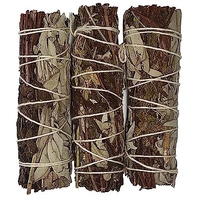 AROMASENSES . -Pack de 3 unidades amarradas naturais erva santa sálvia branca limpeza e harmonização de estâncias 3 cm de largura x 10 cm de comprimento. (YERBASANTA preto + sálvia branca) AROMASENSES . -Pack de 3 unidades amarradas naturais erva santa sálvia branca limpeza e harmonização de estâncias 3 cm de largura x 10 cm de comprimento. (YERBASANTA preto + sálvia branca)