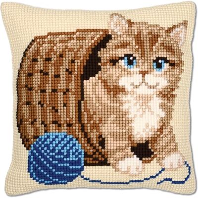 Vervaco PN-0148429 Kit de almofada de ponto de cruz - Cross-stitch Pillow Kit Vervaco PN-0148429 Kit de almofada de ponto de cruz - Cross-stitch Pillow Kit