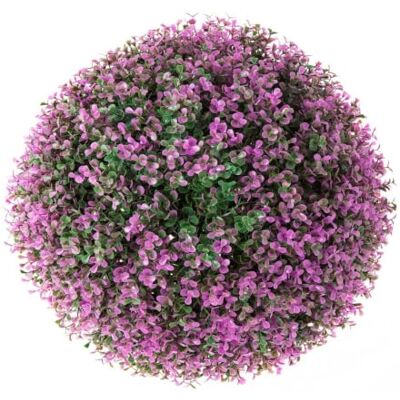 LOLAhome Bola de buxo clássica lilás de plástico para decoração de jardim Com tratamento UV. Decoração interior e exterior. LOLAhome Bola de buxo clássica lilás de plástico para decoração de jardim Com tratamento UV. Decoração interior e exterior.