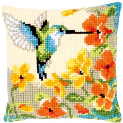 Vervaco Ponto Cruz Kit Almofada Decorativa Belibri com Flores Artesanato Adultos Decoração Bordar Kit Iniciantes Completo DIY Bordado Criativo Presente ca. 40 x 40 cm Cross Stitch Embroidery Vervaco Ponto Cruz Kit Almofada Decorativa Belibri com Flores Artesanato Adultos Decoração Bordar Kit Iniciantes Completo DIY Bordado Criativo Presente ca. 40 x 40 cm Cross Stitch Embroidery