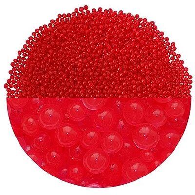 trendfinding 100 g grânulos decorativos que retêm a água, vermelho, granulometria 3,5-4 mm, decoração para flores e plantas, 10 litros, muito econômico, uso versátil trendfinding 100 g grânulos decorativos que retêm a água, vermelho, granulometria 3,5-4 mm, decoração para flores e plantas, 10 litros, muito econômico, uso versátil