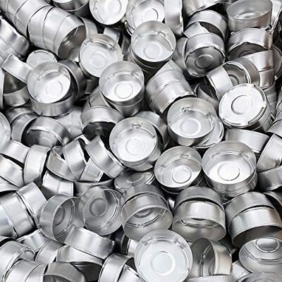 NKlaus 500 Unidades de capas para velas Ø 37,5 mm, caixa de alumínio DxH As caixas vazias prateadas medem 15 mm de altura e são adequadas para velas de chá NKlaus 500 Unidades de capas para velas Ø 37,5 mm, caixa de alumínio DxH As caixas vazias prateadas medem 15 mm de altura e são adequadas para velas de chá