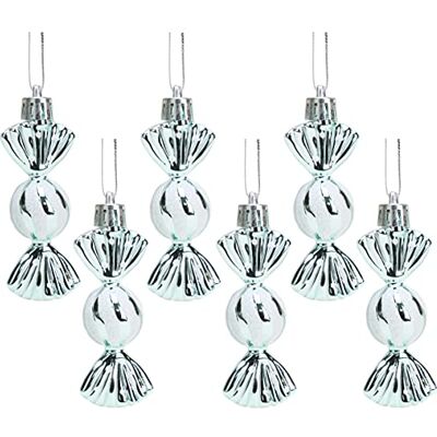 Christmas Concepts ® Pacote de mini ornamentos em forma de doce de 6 a 8 cm (3,2") decorados com brilho e purpurpurina, decorações para árvores de Natal (verde hortelã) Christmas Concepts ® Pacote de mini ornamentos em forma de doce de 6 a 8 cm (3,2") decorados com brilho e purpurpurina, decorações para árvores de Natal (verde hortelã)