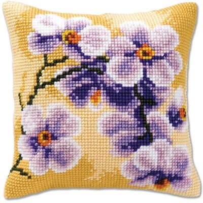 Vervaco Ponto cruz kit almofada decorativa ORQUÍDEA artesanato adultos decoração bordar kit iniciantes completo DIY bordado criativo presente ca. 40 x 40 cm Cross Stitch Embroidery Vervaco Ponto cruz kit almofada decorativa ORQUÍDEA artesanato adultos decoração bordar kit iniciantes completo DIY bordado criativo presente ca. 40 x 40 cm Cross Stitch Embroidery