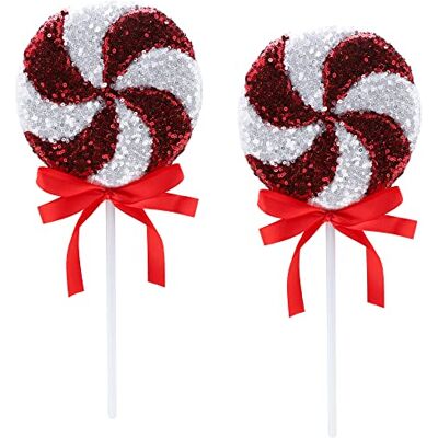 Christmas Concepts ® Pacote de 2 papagaios de lantejoulas brilhantes gigantes de 36 cm (14,2") decoração de Natal ornamentos para árvores de Natal 5 cores disponíveis Christmas Concepts ® Pacote de 2 papagaios de lantejoulas brilhantes gigantes de 36 cm (14,2") decoração de Natal ornamentos para árvores de Natal 5 cores disponíveis