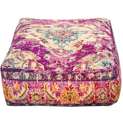 Almofada de chão Bohemian Rug apenas capa quadrada 60 x 20 cm Pufe de decoração de quarto artesanal de luxo para meditação, ioga e boho chique fronha de almofada de chão para assentos Almofada de chão Bohemian Rug apenas capa quadrada 60 x 20 cm Pufe de decoração de quarto artesanal de luxo para meditação, ioga e boho chique fronha de almofada de chão para assentos