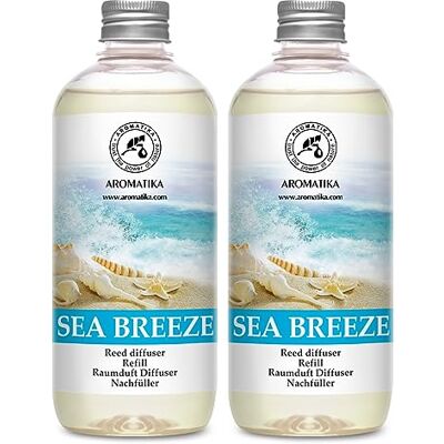 Trust Substituição do difusor Conjunto de brisa marinha 2TYYKL 500 ml, Refill reed diffuser Sea breeze, difusor aromático, fragrância para quarto Trust Substituição do difusor Conjunto de brisa marinha 2TYYKL 500 ml, Refill reed diffuser Sea breeze, difusor aromático, fragrância para quarto