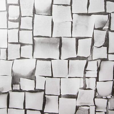 Venilia Filme Autoadesiva Mosaico Cinza 67,5cm x 1,5m - Filme decorativo autoadesivo Venilia Filme Autoadesiva Mosaico Cinza 67,5cm x 1,5m - Filme decorativo autoadesivo