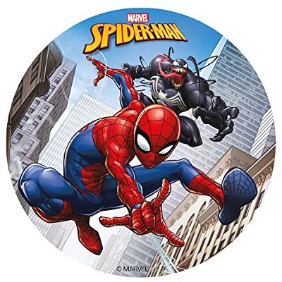 dekora Disco decoração de bolos de aniversário infantis Spiderman 15,5 cm dekora Disco decoração de bolos de aniversário infantis Spiderman 15,5 cm