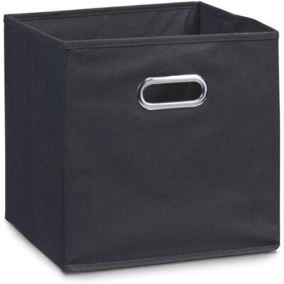 Zeller Caixa de arrumação, Non-Woven, preto, 32 x 32 x 32 cm Zeller Caixa de arrumação, Non-Woven, preto, 32 x 32 x 32 cm