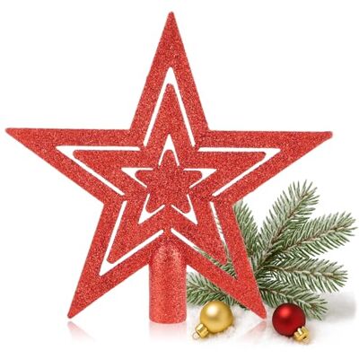 com-four ® Estrela brilhante para ornamento de árvore de Natal ornamento de estrela para árvore de Natal ornamento de árvore de Natal para cada ornamento de árvore flor de Páscoa inquebrável com-four ® Estrela brilhante para ornamento de árvore de Natal ornamento de estrela para árvore de Natal ornamento de árvore de Natal para cada ornamento de árvore flor de Páscoa inquebrável