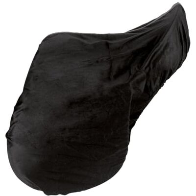 Covalliero Capa de cadeira de equitação, protetor de cadeira de montar Capa protetora de algodão para selim de carro, cor preta, lavável na máquina a 30 °C Covalliero Capa de cadeira de equitação, protetor de cadeira de montar Capa protetora de algodão para selim de carro, cor preta, lavável na máquina a 30 °C