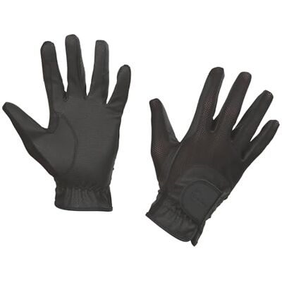 Covalliero Summer Tech Luvas, preto, acabamento nubuk, tamanho M Covalliero Summer Tech Luvas, preto, acabamento nubuk, tamanho M