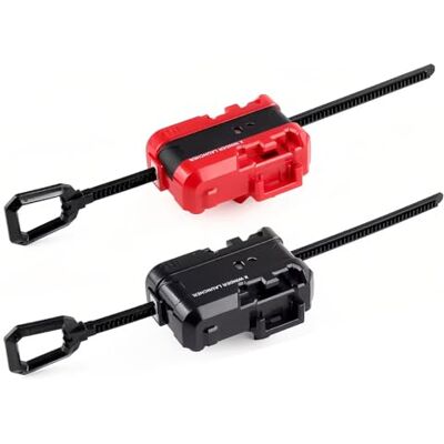 AIWXEEU 2 peças de combate de liga, brinquedo giroscópio de batalha preto e vermelho, conjunto de jogos competitivos com lançador de cordas, tops giratórios de alta velocidade AIWXEEU 2 peças de combate de liga, brinquedo giroscópio de batalha preto e vermelho, conjunto de jogos competitivos com lançador de cordas, tops giratórios de alta velocidade