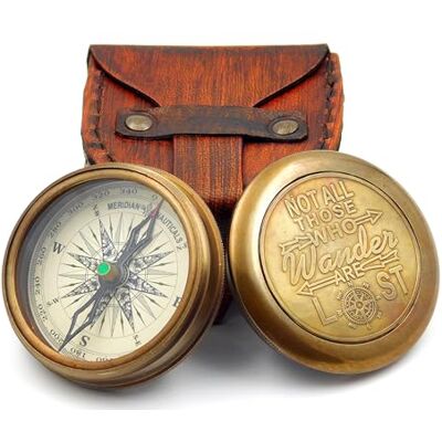 KHUMYAYAD Brass navegação Brass Brass Brass Antique Marine Nautical Vintage bússola Fully Functional Brass Br KHUMYAYAD Brass navegação Brass Brass Brass Antique Marine Nautical Vintage bússola Fully Functional Brass Br
