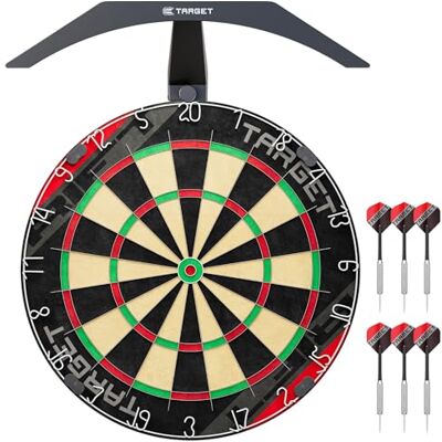 Target Darts Rift Alvo com luz LED opcional Ponta de aço dardos Board com iluminação opcional Bright alvo fio sem grampos, inclui dois de 17 G dardos fácil montagem completa de entrada Target Darts Rift Alvo com luz LED opcional Ponta de aço dardos Board com iluminação opcional Bright alvo fio sem grampos, inclui dois de 17 G dardos fácil montagem completa de entrada