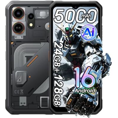 Blackview OSCALMarine 3 4G Mobile inquebrável 2026, 24 GB + 128 GB/2TB Telefone móvel resistente IP68, 5000 mAh, Android 15, 6,56" HD+ 90Hz, 16 MP + 13 MP câmara AI Smartphone todo-o-o-o-o-o-o-o-o-o-o. , NFC/G Blackview OSCALMarine 3 4G Mobile inquebrável 2026, 24 GB + 128 GB/2TB Telefone móvel resistente IP68, 5000 mAh, Android 15, 6,56" HD+ 90Hz, 16 MP + 13 MP câmara AI Smartphone todo-o-o-o-o-o-o-o-o-o-o. , NFC/G