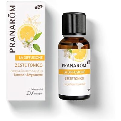 PRANAROM Óleo essencial cítrico tonificante BIO difusão 30 ml, energia PRANAROM Óleo essencial cítrico tonificante BIO difusão 30 ml, energia