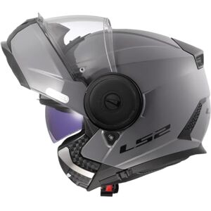 LS2 , Capacete modular para motocicleta SCOPE II SOLID Matt Titanium, XL LS2 , Capacete modular para motocicleta SCOPE II SOLID Matt Titanium, XL
