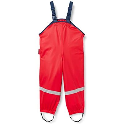 Playshoes Rain Overalls Textile Lining calças impermeáveis unissexo bebé, Vermelho Playshoes Rain Overalls Textile Lining calças impermeáveis unissexo bebé, Vermelho