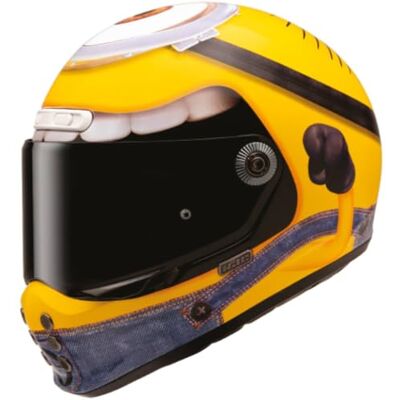 HJC , Capacete de motocicleta integral V10 STUART MINIONS MC3, M HJC , Capacete de motocicleta integral V10 STUART MINIONS MC3, M