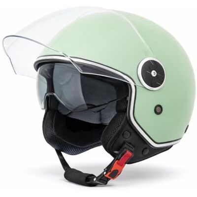 Vinz Tobia Capacete Jet com viseira dupla capacete Scooter & Moto & Ciclomotor, com viseira solar, ECE 22,06 com homologação, tamanho XS XXL, para homem e mulher Vinz Tobia Capacete Jet com viseira dupla capacete Scooter & Moto & Ciclomotor, com viseira solar, ECE 22,06 com homologação, tamanho XS XXL, para homem e mulher