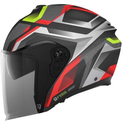 AGV Irides Zurigo Capacete Jet, preto/rosso/amarelo, M (57/58) AGV Irides Zurigo Capacete Jet, preto/rosso/amarelo, M (57/58)