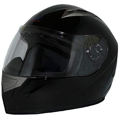 protectWEAR Capacete integral capacete integral lucido preto lucido S protectWEAR Capacete integral capacete integral lucido preto lucido S
