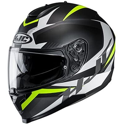 HJC Helmet C70 TROKY BLACK/FLO GREEN S HJC Helmet C70 TROKY BLACK/FLO GREEN S
