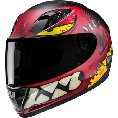 HJC , Capacete para motocicleta integral para crianças Y10 FRANK MC1SF, M HJC , Capacete para motocicleta integral para crianças Y10 FRANK MC1SF, M