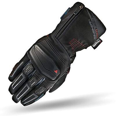 SHIMA INVERNO Luvas de Moto para Homem em Couro Homologadas Longas Térmicas para Motos, Luva Ventilada Certificada com Proteção para Motorista, Frio, Proteções, Ventilação contra Chuva (Homem, Preto SHIMA INVERNO Luvas de Moto para Homem em Couro Homologadas Longas Térmicas para Motos, Luva Ventilada Certificada com Proteção para Motorista, Frio, Proteções, Ventilação contra Chuva (Homem, Preto