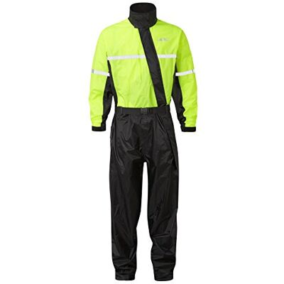 JDC SHIELD, Fato impermeável de 1 só peça, para andar de mota à chuva, usar sobre fato, 1 peça JDC SHIELD, Fato impermeável de 1 só peça, para andar de mota à chuva, usar sobre fato, 1 peça