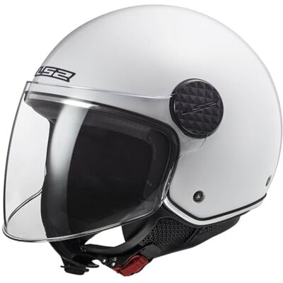 LS2 , Capacete Moto Jet Sphere Lux Gloss White, S LS2 , Capacete Moto Jet Sphere Lux Gloss White, S