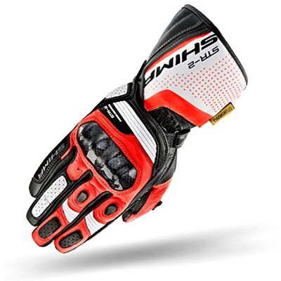 SHIMA STR-2 Luvas de motocicleta para homem luvas Touchscreen, verão, desportivas de couro com protetor de nós dos dedos de carbono, deslizador de palma e dedos, palma reforçada (vermelho, L) SHIMA STR-2 Luvas de motocicleta para homem luvas Touchscreen, verão, desportivas de couro com protetor de nós dos dedos de carbono, deslizador de palma e dedos, palma reforçada (vermelho, L)