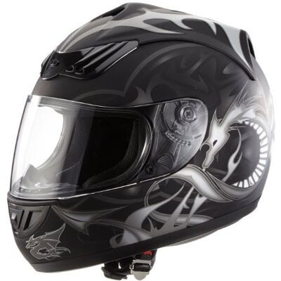 protectWEAR Capacete de moto - Casco de policarbonato, ECE 22.05, Fecho rápido protectWEAR Capacete de moto - Casco de policarbonato, ECE 22.05, Fecho rápido