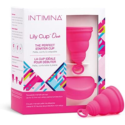 INTIMINA Lily Cup One: Copo Menstrual Dobrável Ideal para Iniciantes e Adolescentes INTIMINA Lily Cup One: Copo Menstrual Dobrável Ideal para Iniciantes e Adolescentes