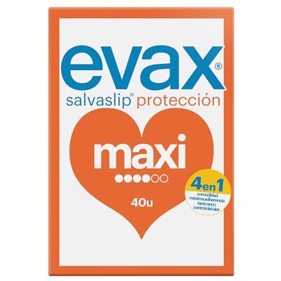 EVAX Salvaslip Maxi Protegeslip 40 unidades EVAX Salvaslip Maxi Protegeslip 40 unidades