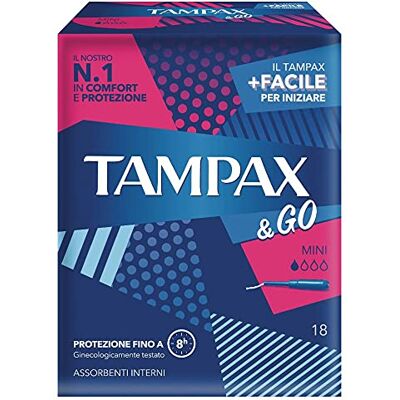 Tampax Lines tampões mini 18 peças Tampax Lines tampões mini 18 peças