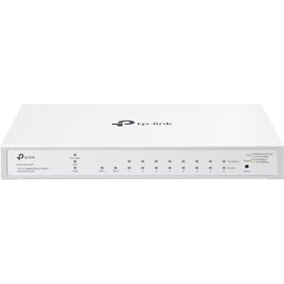 TP-Link Festa FS310GP, 10 portas com 8 portas PoE+, gestão gratuita na nuvem, roteamento estático, VLAN, ACL e IGMP Snooping, total 61 W PoE, saída PoE de 30 W por porta, interruptor de porta E TP-Link Festa FS310GP, 10 portas com 8 portas PoE+, gestão gratuita na nuvem, roteamento estático, VLAN, ACL e IGMP Snooping, total 61 W PoE, saída PoE de 30 W por porta, interruptor de porta E