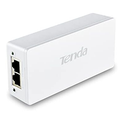 Tenda PoE30G-AT PoE Injetor, adaptador, alimentador, 2 portas Gigabit RJ45, IEEE 802.3af / at, Plug and Play, fornece energia até 100 m, 30 W, 51 V, branco Tenda PoE30G-AT PoE Injetor, adaptador, alimentador, 2 portas Gigabit RJ45, IEEE 802.3af / at, Plug and Play, fornece energia até 100 m, 30 W, 51 V, branco