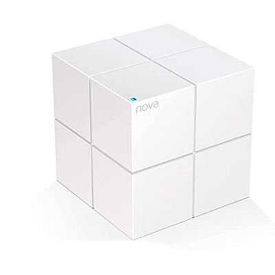 Tenda Nova MW6 (1-Pack) Mesh Wi-Fi AC1200, Sistema WiFi Mesh para Toda a Casa de Banda Dupla, 2 Portas Gigabit, Compatível com Alexa, Plug and Play, Mu-MIMO, Beamforming, Controlo Parental Tenda Nova MW6 (1-Pack) Mesh Wi-Fi AC1200, Sistema WiFi Mesh para Toda a Casa de Banda Dupla, 2 Portas Gigabit, Compatível com Alexa, Plug and Play, Mu-MIMO, Beamforming, Controlo Parental
